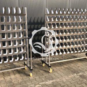 Kühl- und Abtropfwagen mit Doppeletage