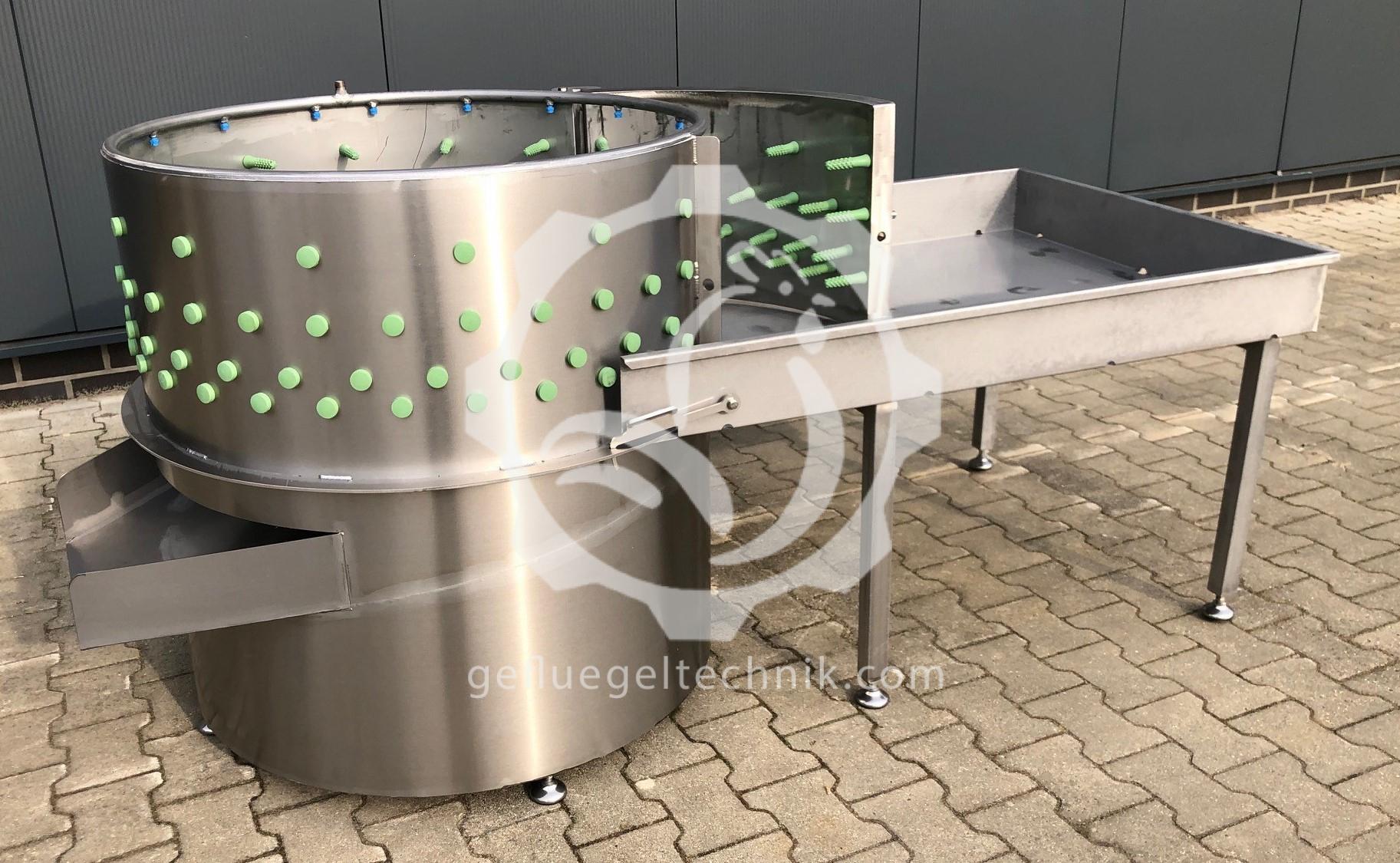 Rupfmaschine TRM 950 mit Tür und Sammeltisch